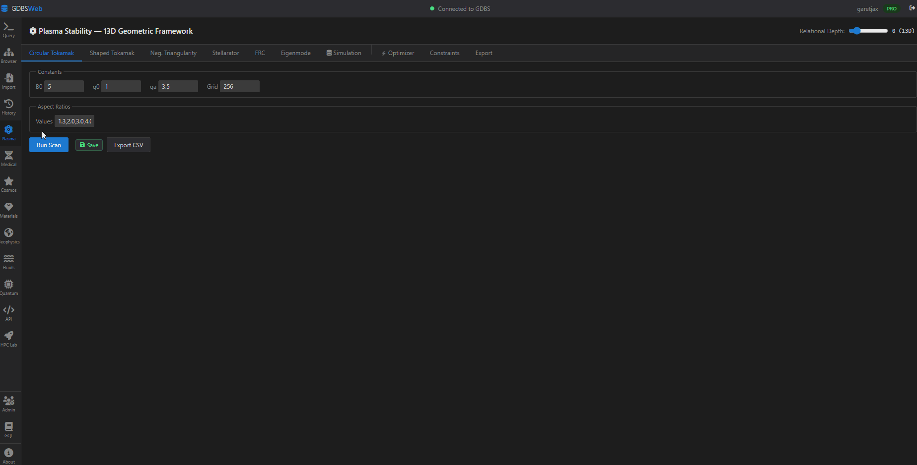 GDBS Physics Animations — plasma and fluid simulations